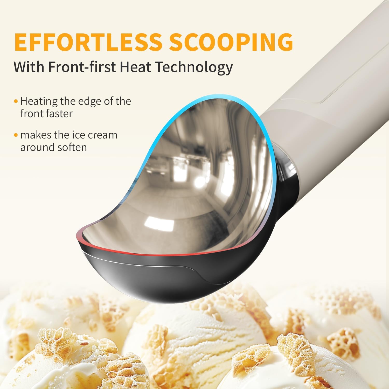 Heated Ice Cream Scoop – Serve Instantly