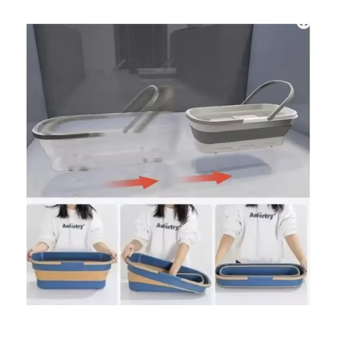 Collapsible Bucket for MopPro Cleaning