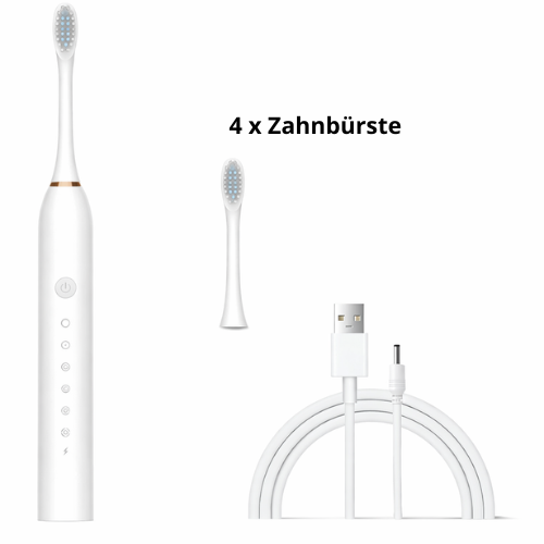 Electric Toothbrush with 6 Cleaning Modes, Rechargeable via USB