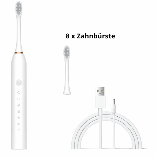 Electric Toothbrush with 6 Cleaning Modes, Rechargeable via USB