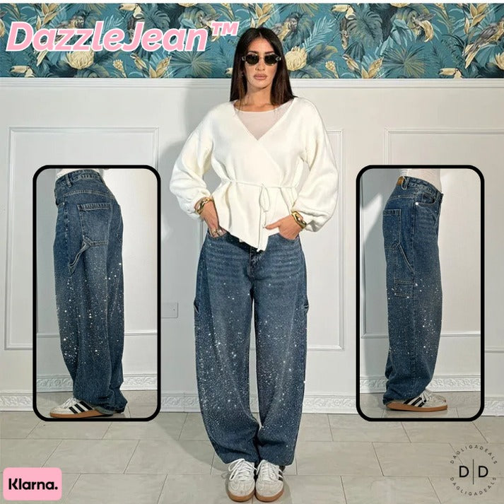 DazzleJean™ | Denim that molds to your body and catches the light