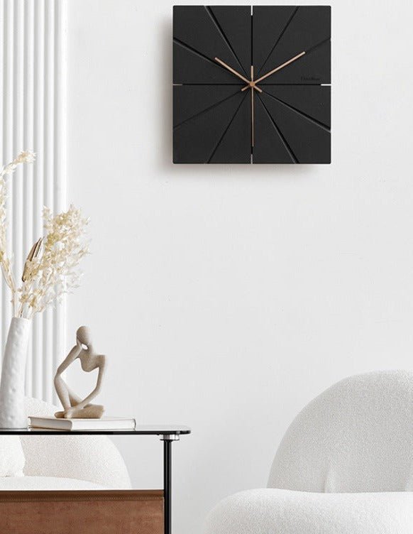 Modern Minimalist Silent Wall Clock for Living Room Decor