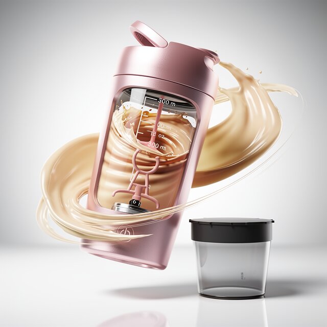 Electric Protein Blender | Self-Mixing Shaker Bottle | USB Powered Mixer | BlendGo