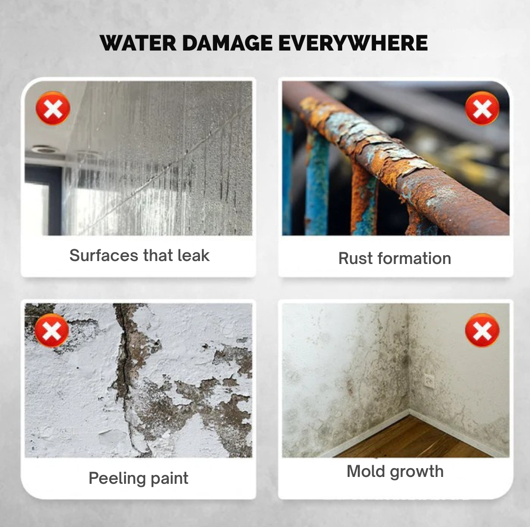 AquaGuard™ Shield — Turn Damp, Leaky Surfaces into Lasting, Waterproof Fortresses