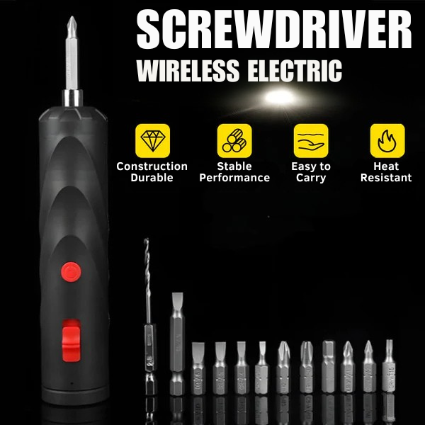 VoltEdge™ Hybrid Screwdriver — Effortless Power and Precision That Keeps You Going All Day