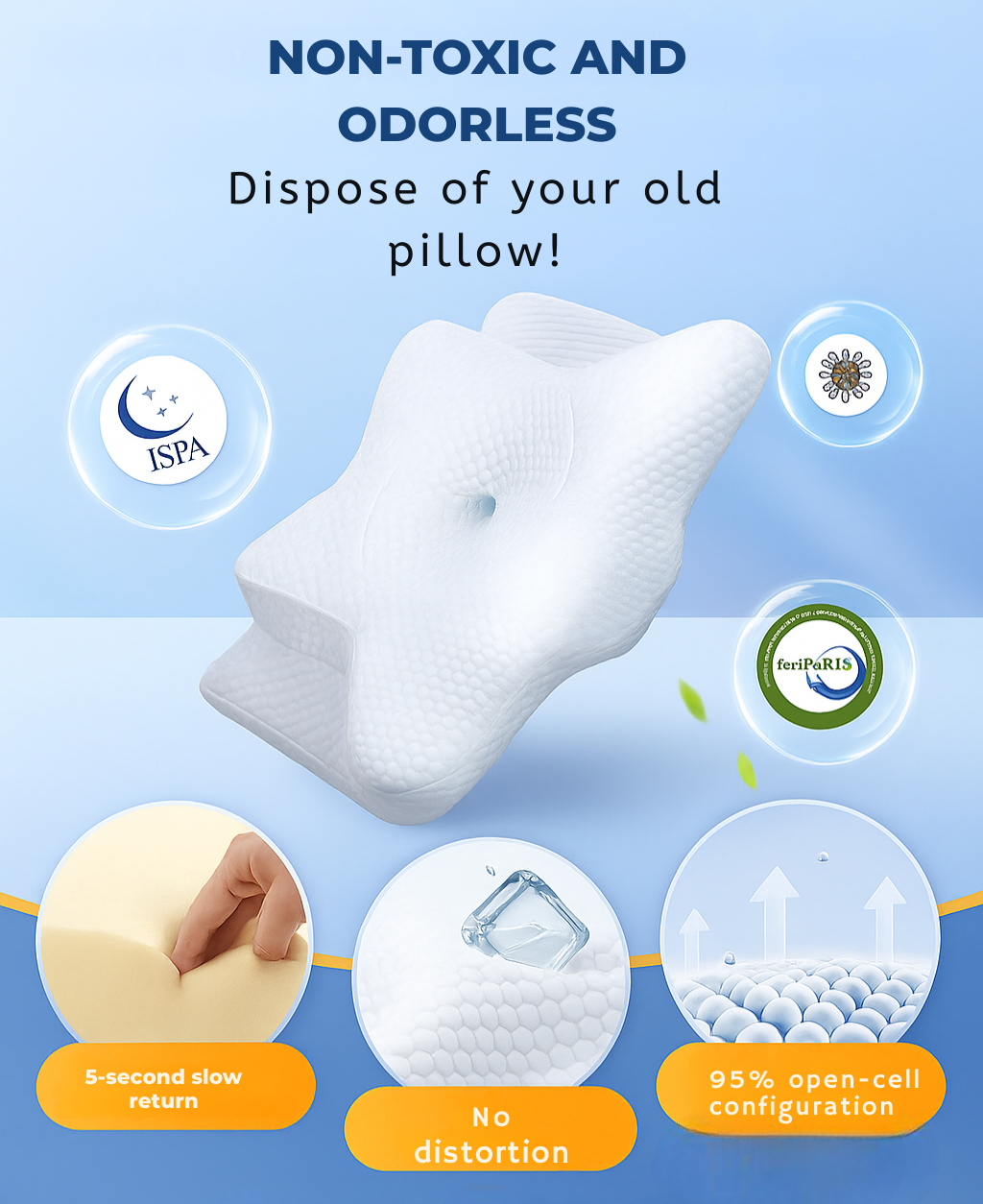 CerviCradle™ — Wake Refreshed with Pain-Free, Perfectly Aligned Sleep Every Night