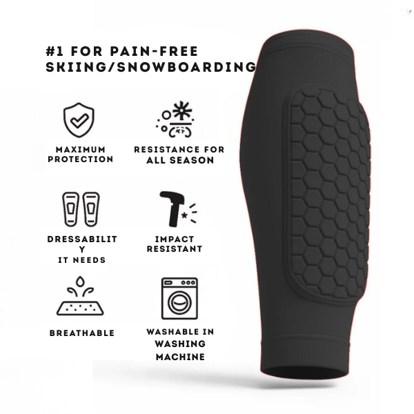 BlazeShield™ — Ski Harder with Pain-Free, Rock-Solid Shin Protection