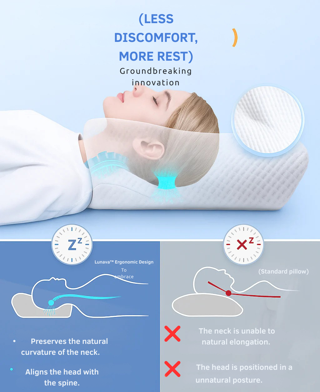 CerviCradle™ — Wake Refreshed with Pain-Free, Perfectly Aligned Sleep Every Night