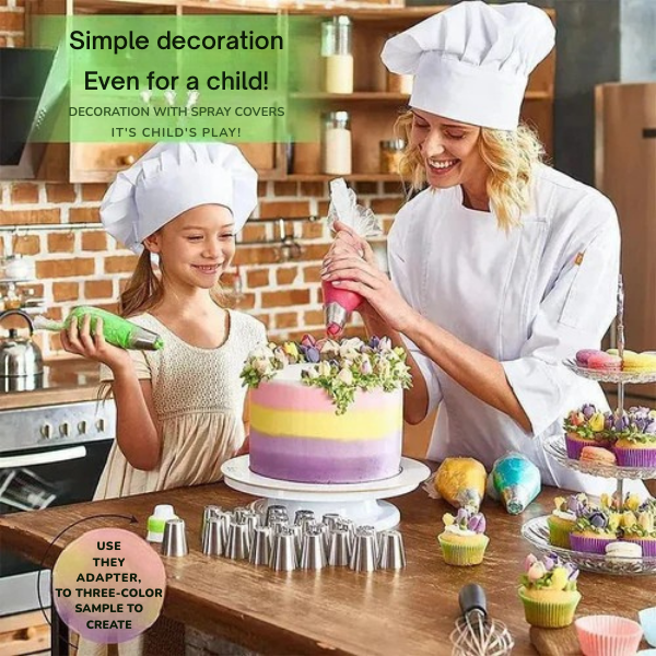 Petaluxe™ Tulip Decorating Set — Turn Every Dessert into a Jaw-Dropping Floral Masterpiece Effortlessly