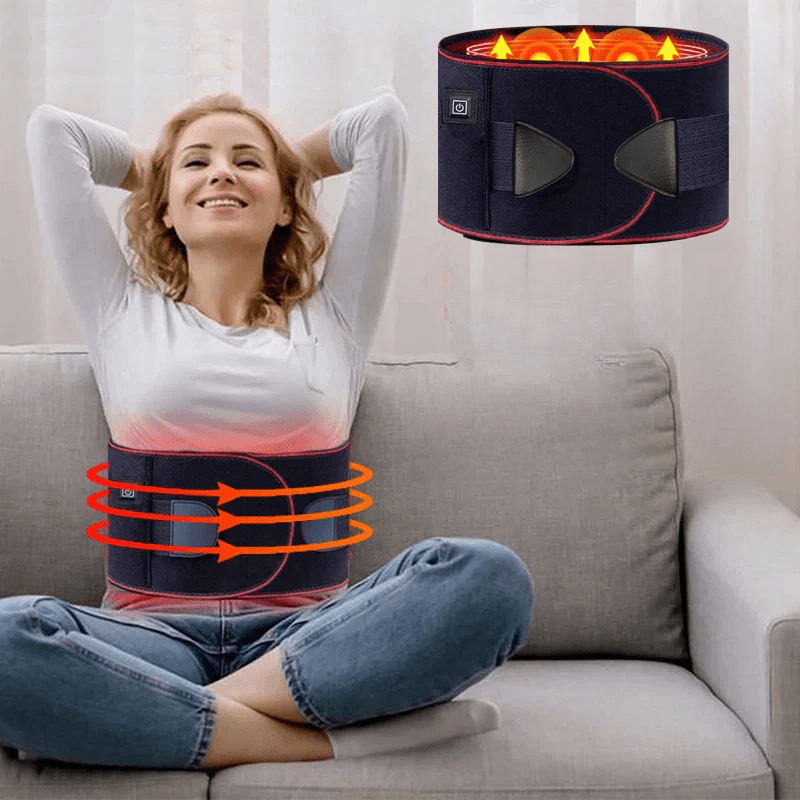 Adjustable Heated Belt for Lower Back Support – Comfort for Home and Work