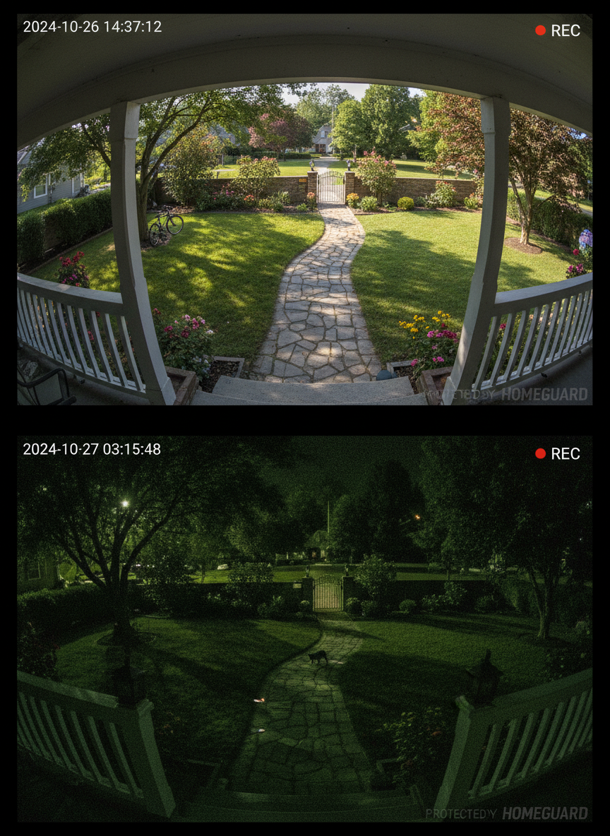 1080P Mini WiFi Cameras - Dual Pack with 140-Degree Wide Angle, Night Vision & Motion Detection