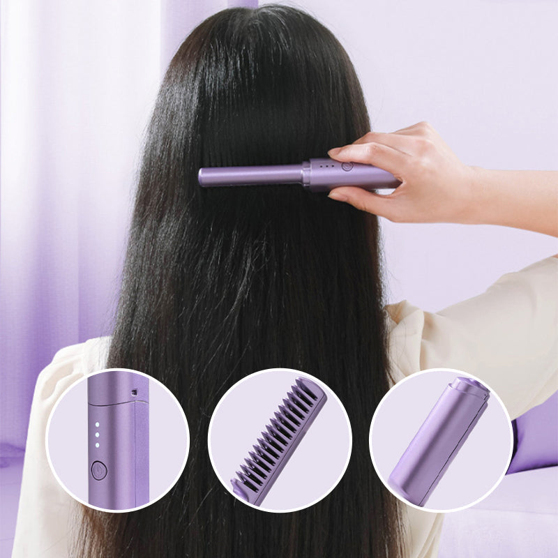 Portable Cordless Hair Straightener for Travel