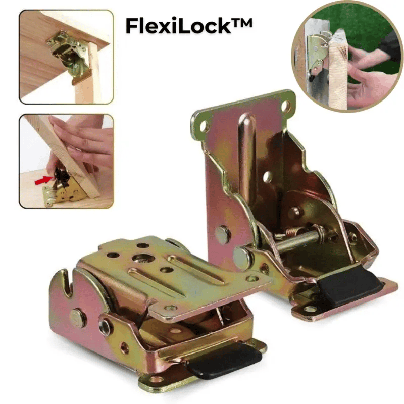 FlexiLock™ Folding Hinges | Self-Locking 90° Hinges