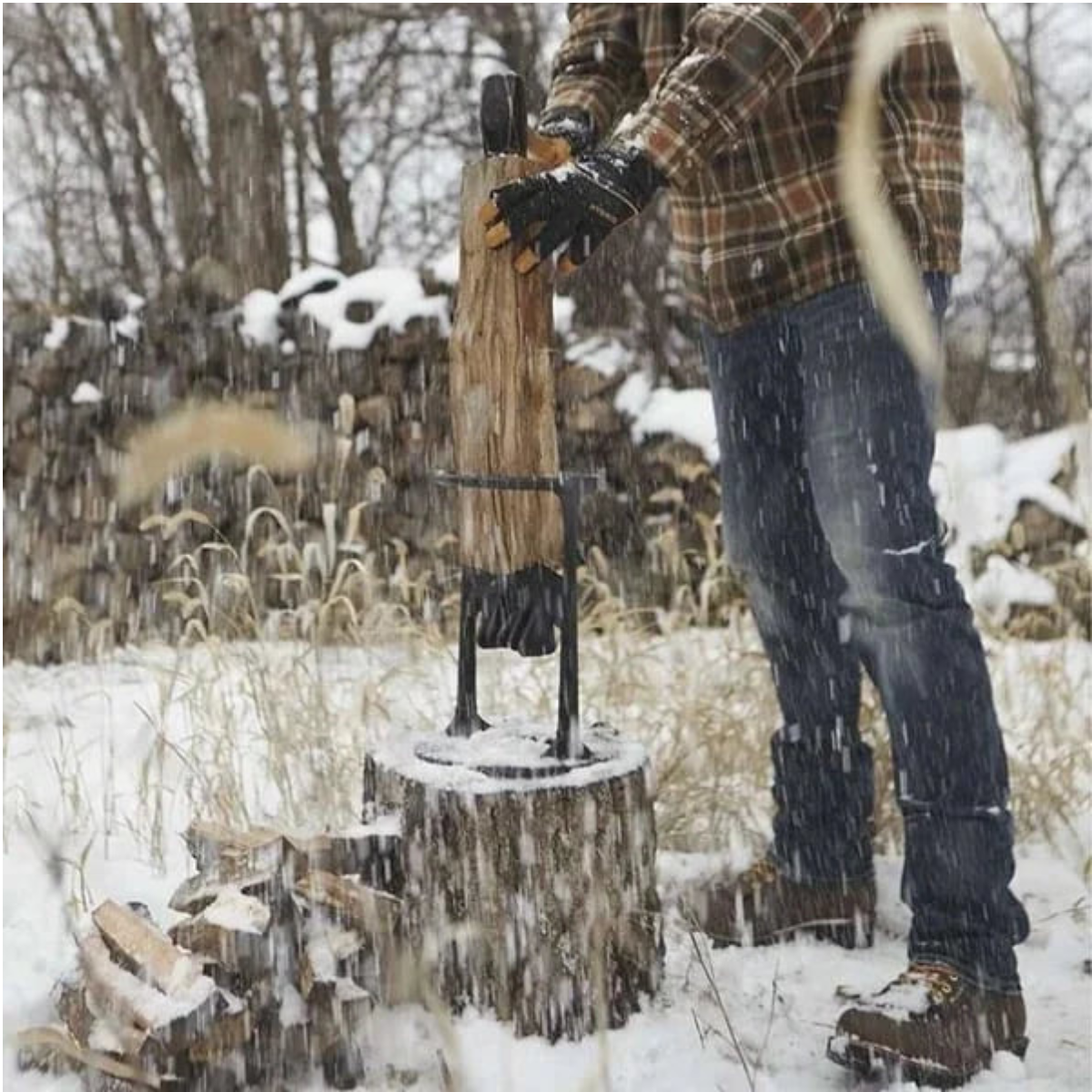 Wood Splitting Tool for Safe Use – Injury-Free Design