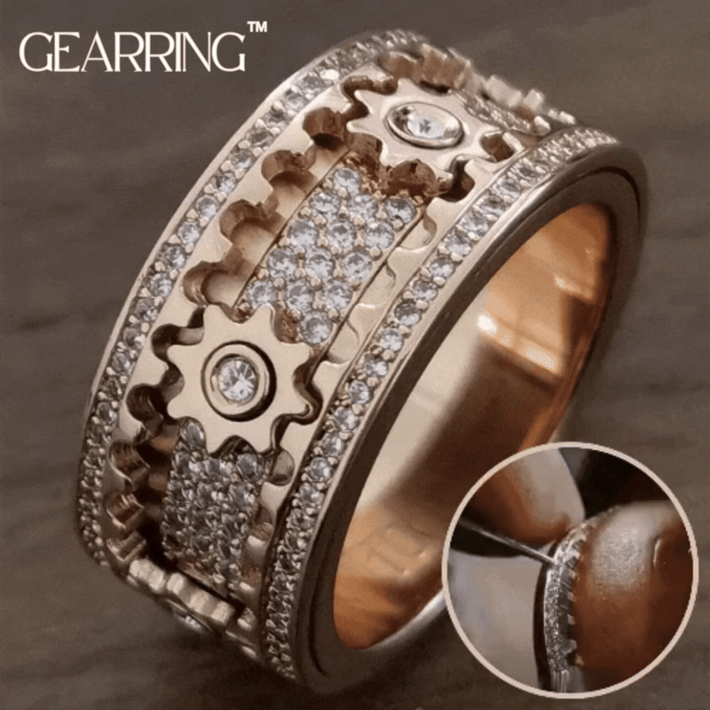 Stainless Steel Gear Ring with Rotary Gear Mechanism
