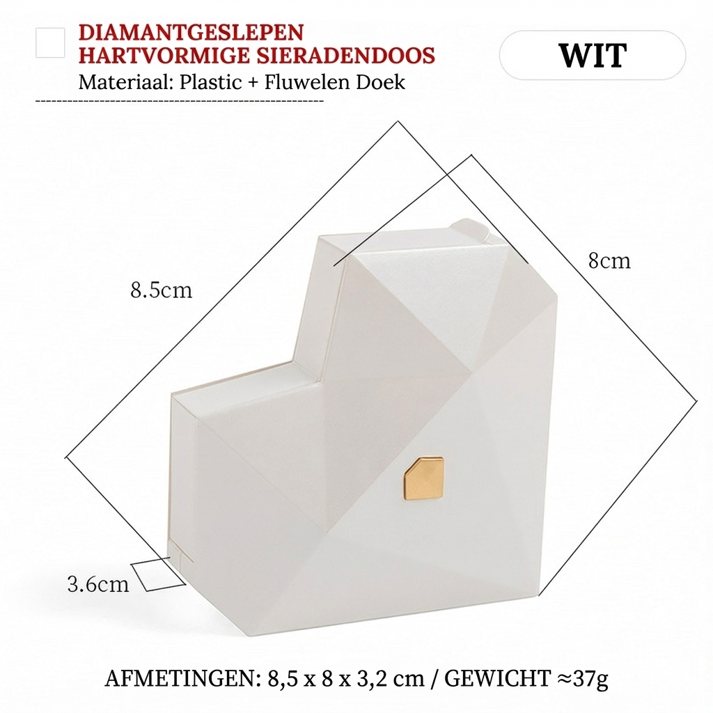 Luxury Jewelry Box with Heart Design – Surprise Element