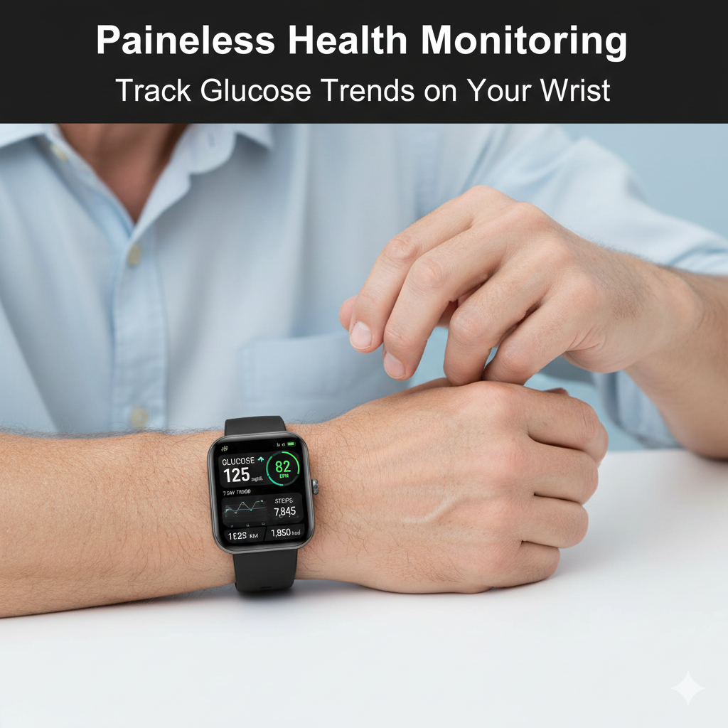 Smartwatch for Diabetics – Blood Glucose Monitoring Without Pain