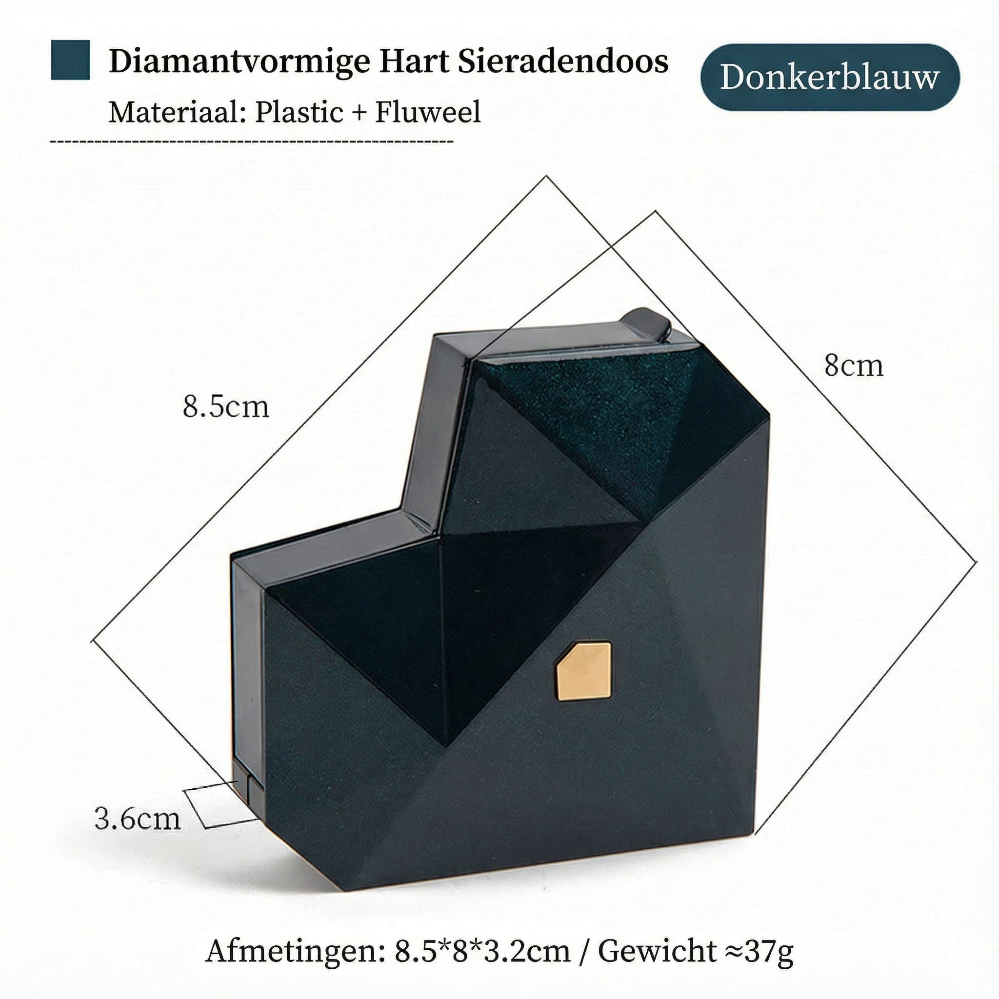 Luxury Jewelry Box with Heart Design – Surprise Element