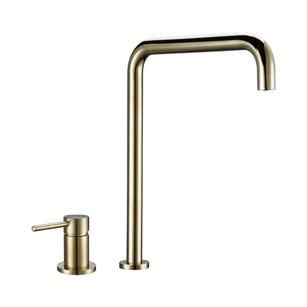 Modern Solid Brass Kitchen Faucet - Durable and Stylish Design