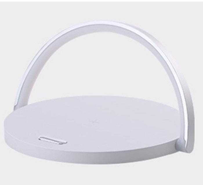 LED Nightstand Lamp with Wireless Charging Pad