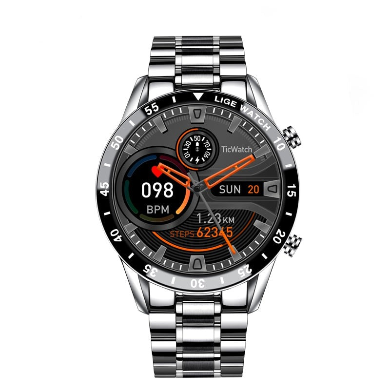 Elegant Multi-Functional Smartwatch with Stylish Design