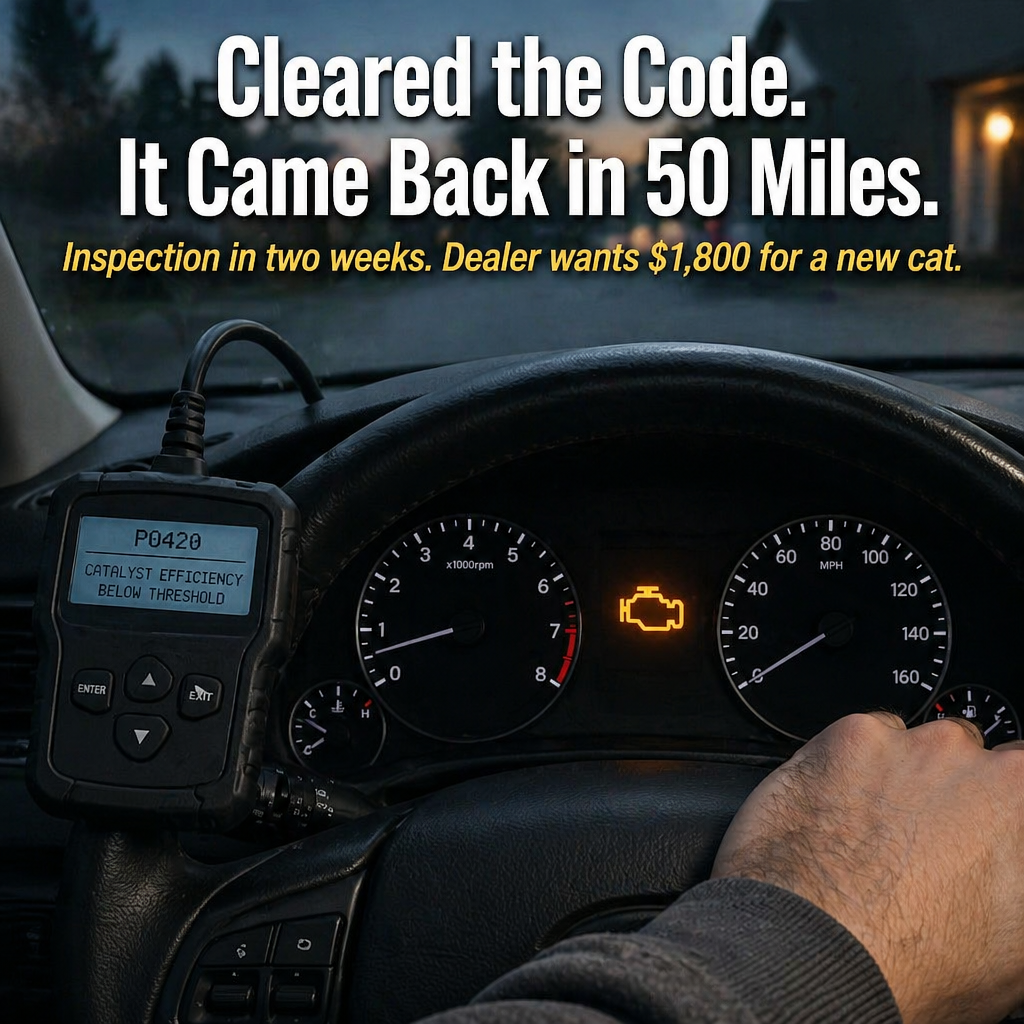 CelClear™ O2 Sensor Spacer — Kill the Check Engine Light Without Pulling the Cat