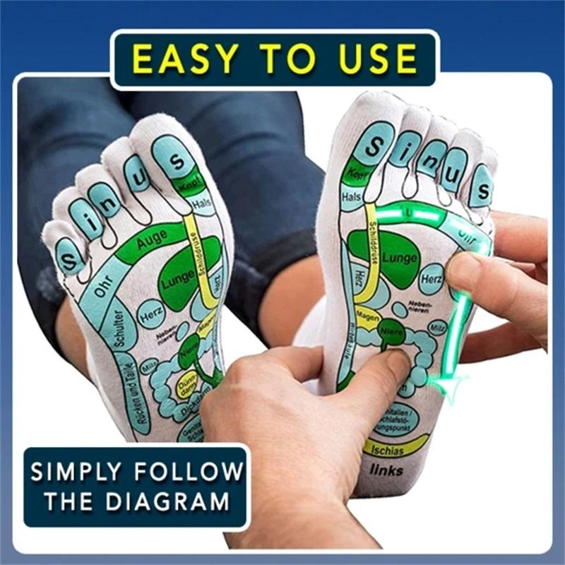【LAST DAY SALE】Acupressure Reflexology Socks Massage Set