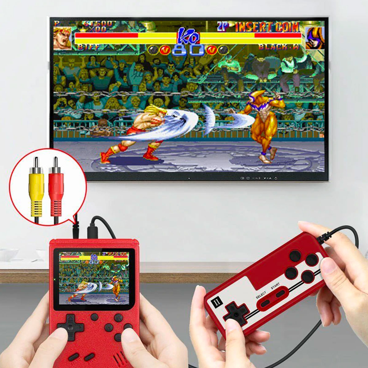 Mini Handheld Gaming Console – Retro Device with 400 Classic Games