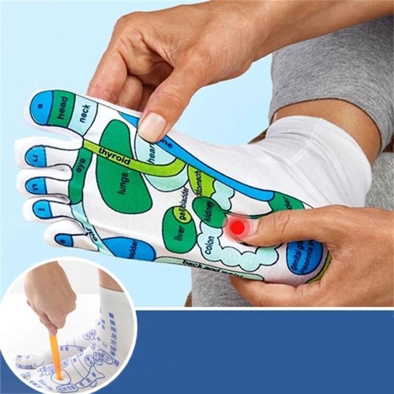 【LAST DAY SALE】Acupressure Reflexology Socks Massage Set