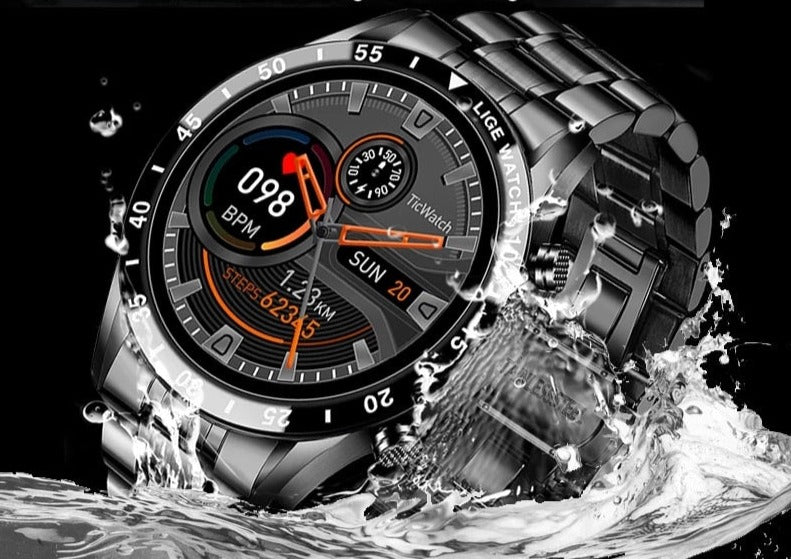 Elegant Multi-Functional Smartwatch with Stylish Design