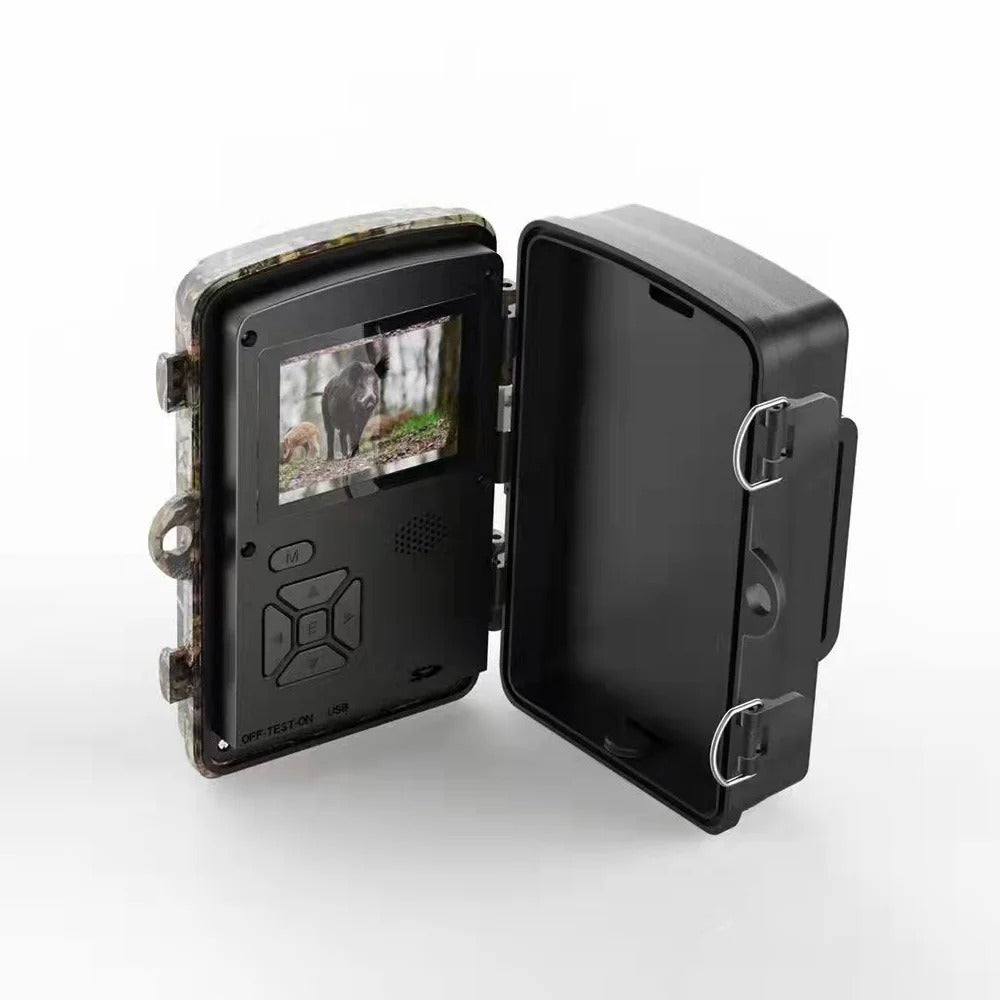 Stealthy Night Vision Game Camera Featuring Motion Detection