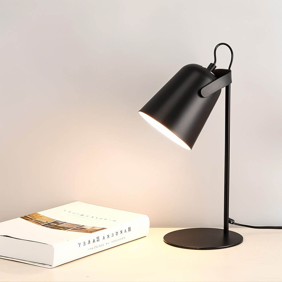 Macaron Table Lamp - Nordic Yellow Desk Lamp - Adjustable Light