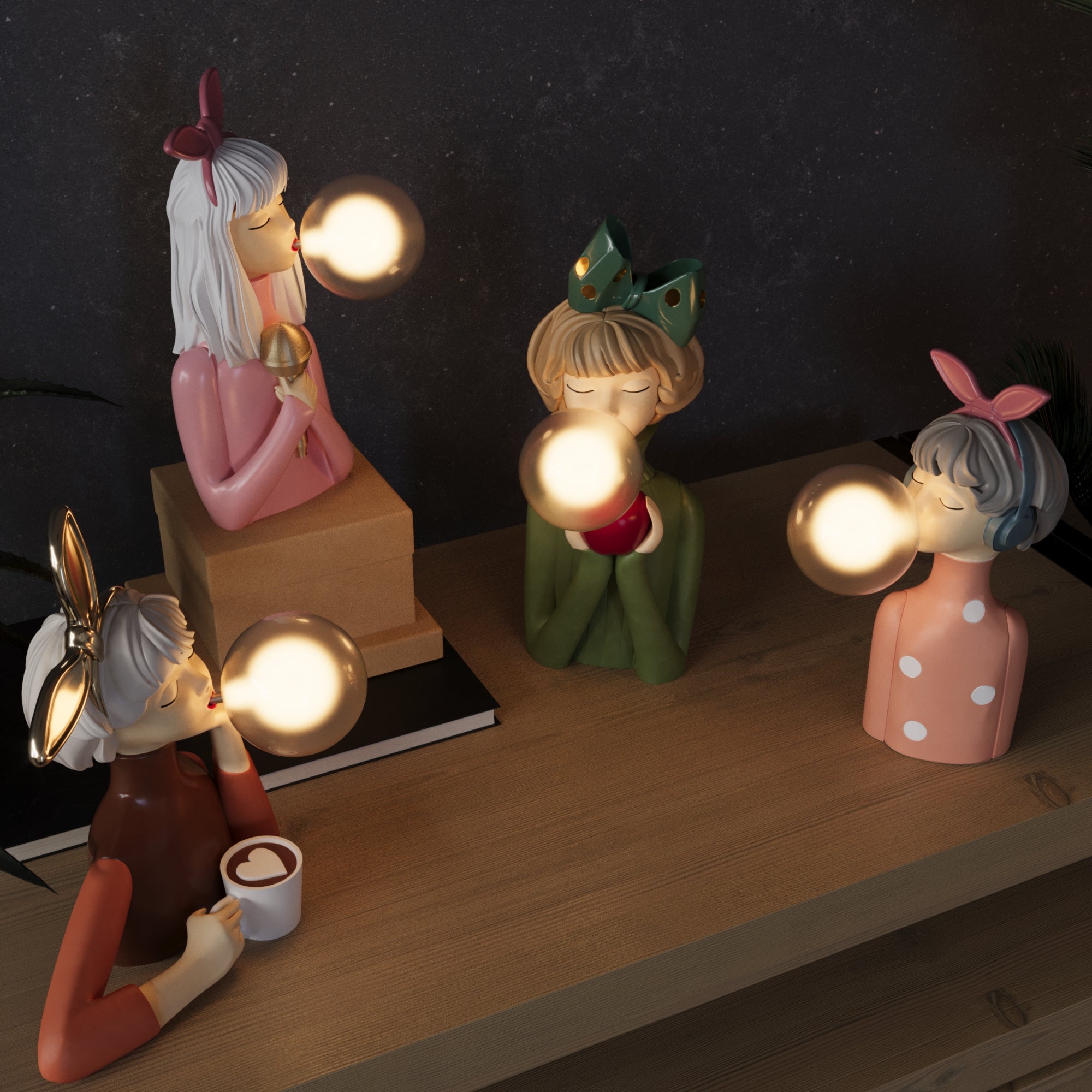 Charming Home Lighting Idea – Sister Lamps