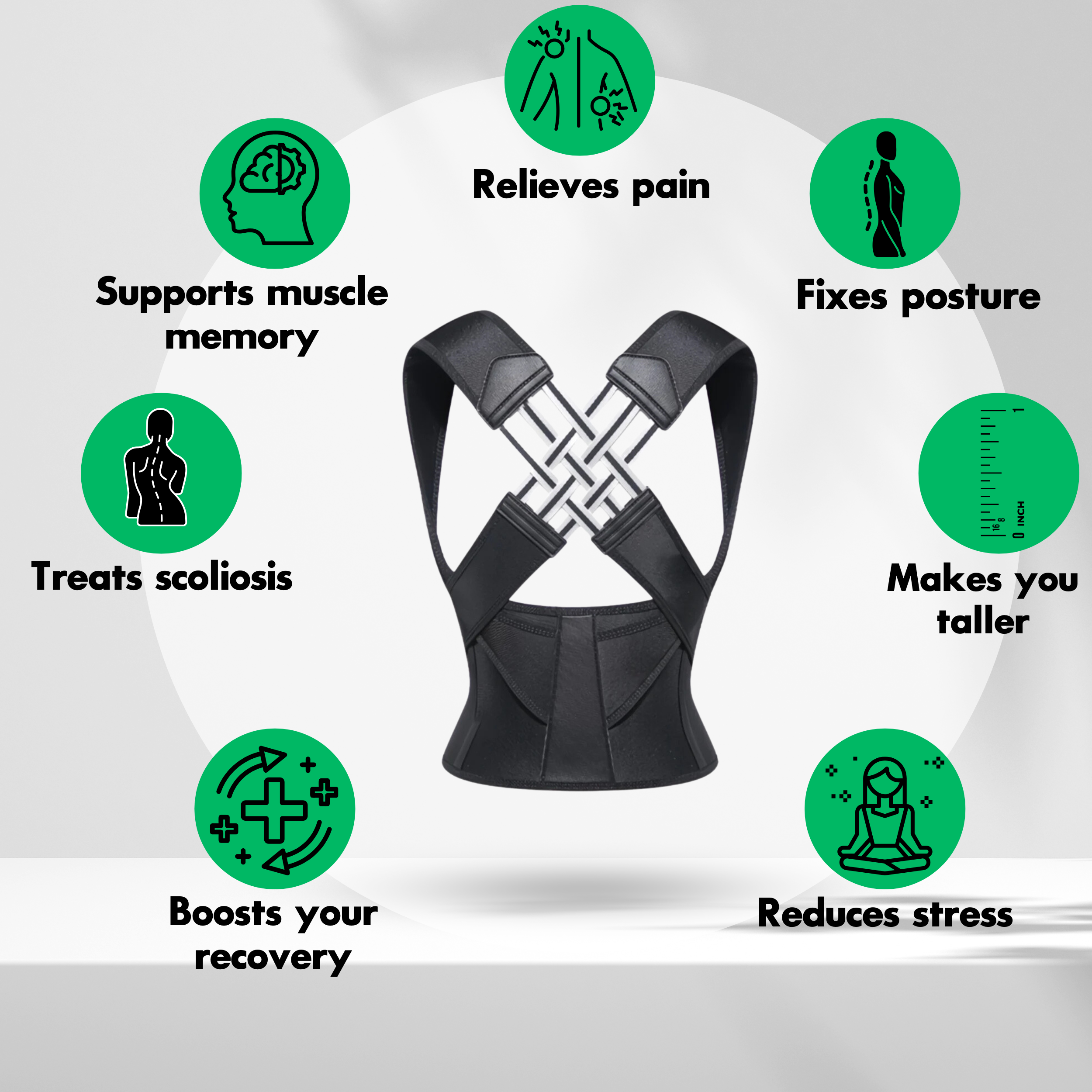 SpineAlign™ — Feel Taller and Pain-Free with All-Day Comfort