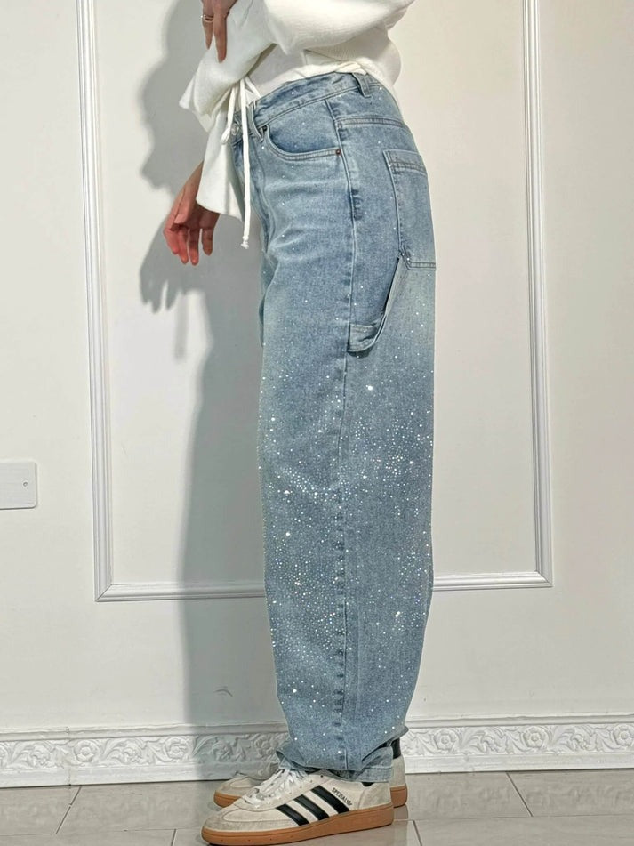 DazzleJean™ | Denim that molds to your body and catches the light