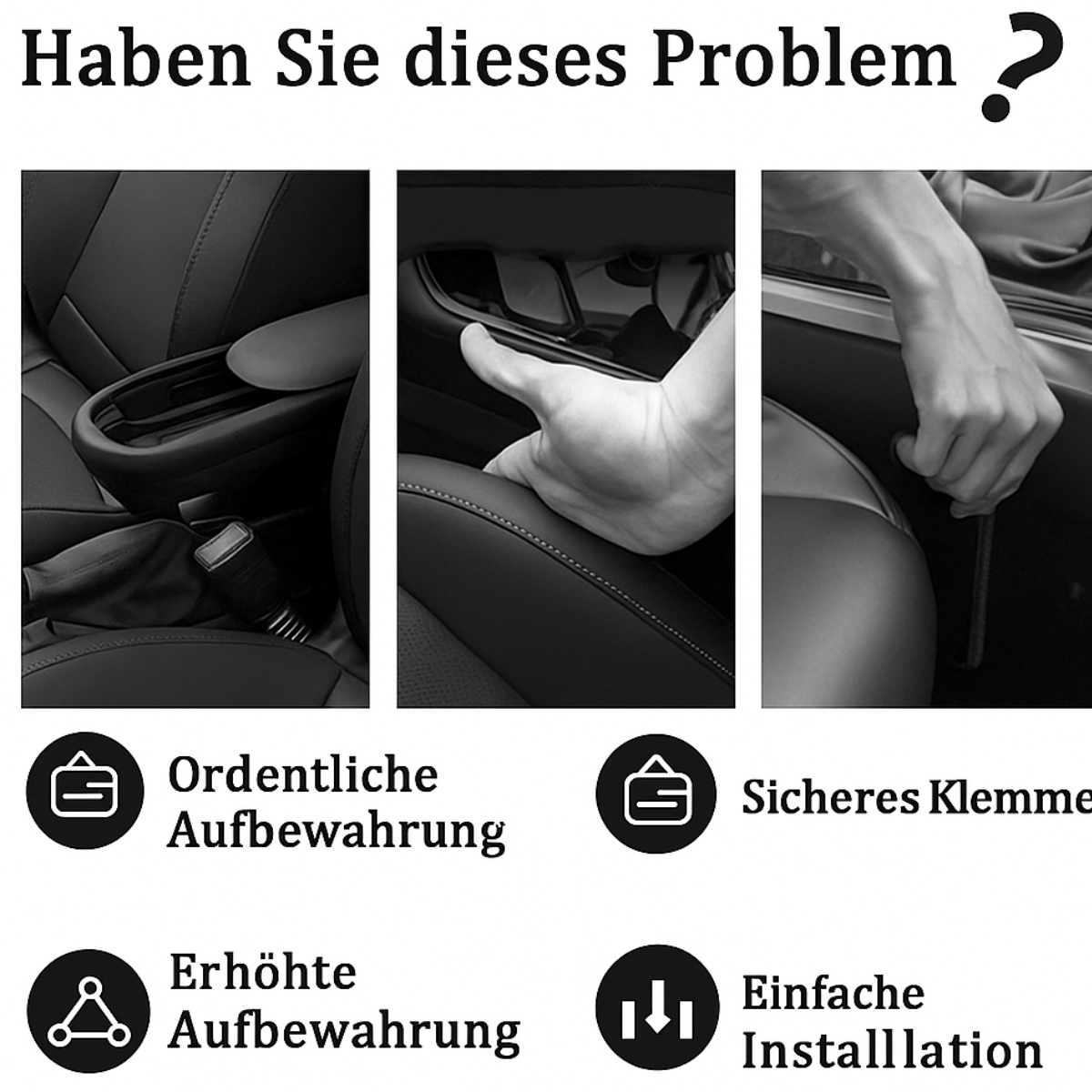 Seat Gap Filler – No More Mess Between Car Seats