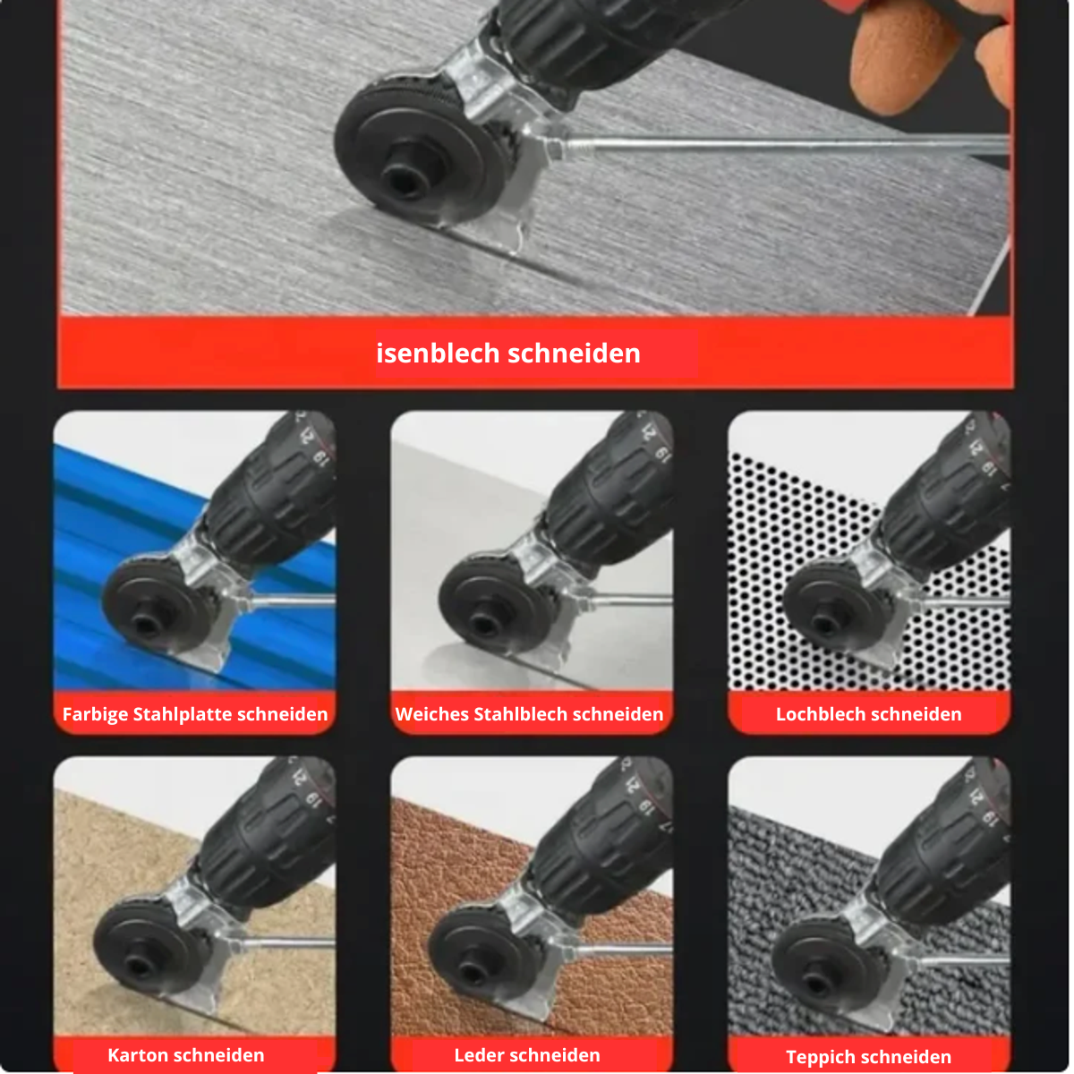 Metal Cutting Tool – Use Your Drill for Effortless Cutting!