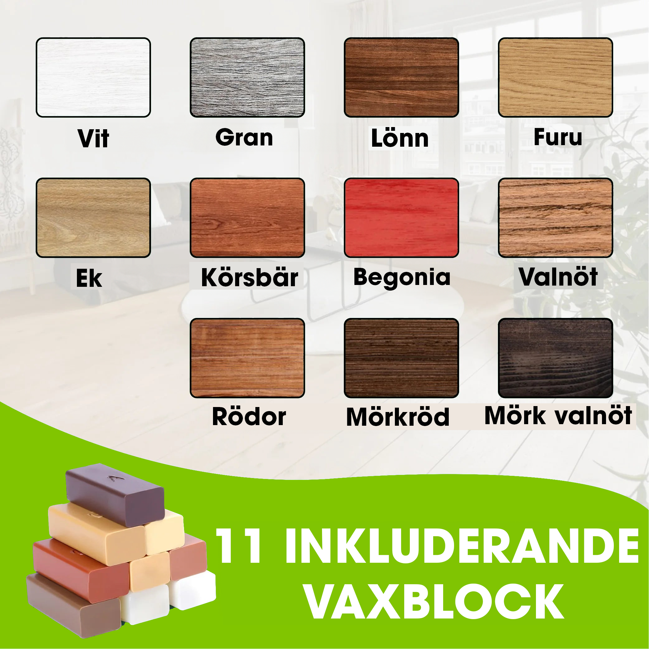 BlendyFix – Repair kit for furniture, moldings, and floors