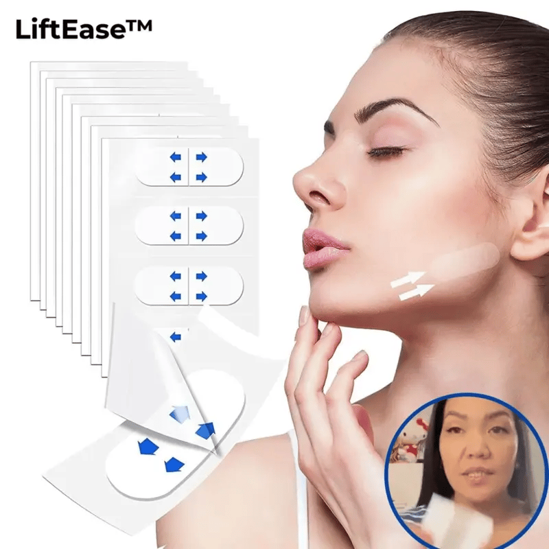 LiftEase™ — Instantly Tighten & Smooth Your Look Without Surgery | 1+1 FREE TODAY (=120 Pcs)