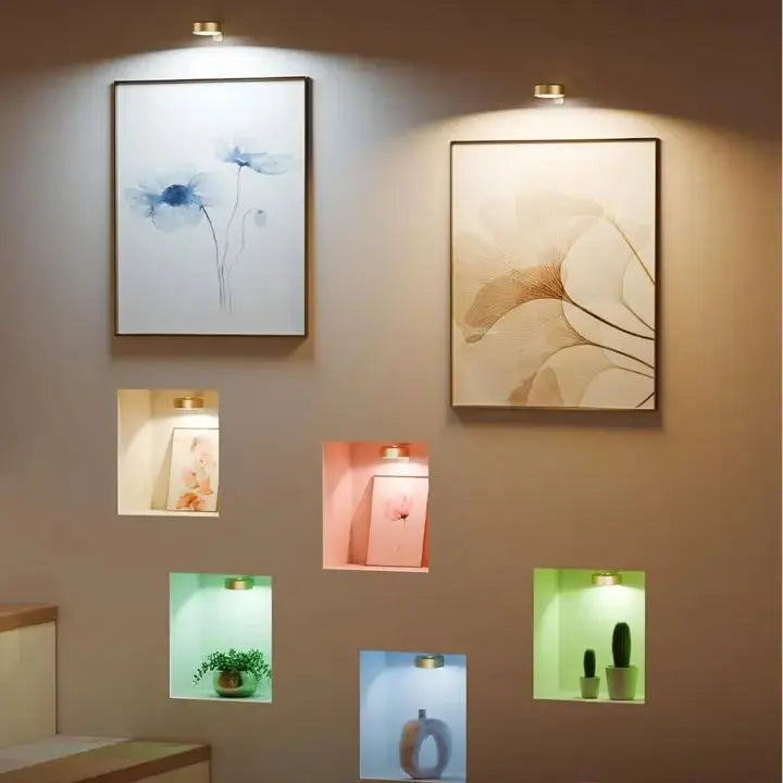Magnetic LED Light for Stylish Artwork Illumination