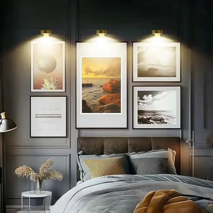 Magnetic LED Light for Stylish Artwork Illumination