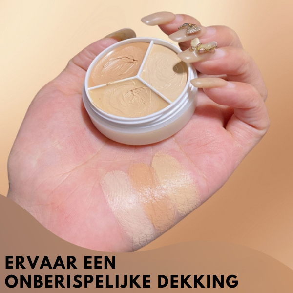 Mila - Tricolor concealer palette