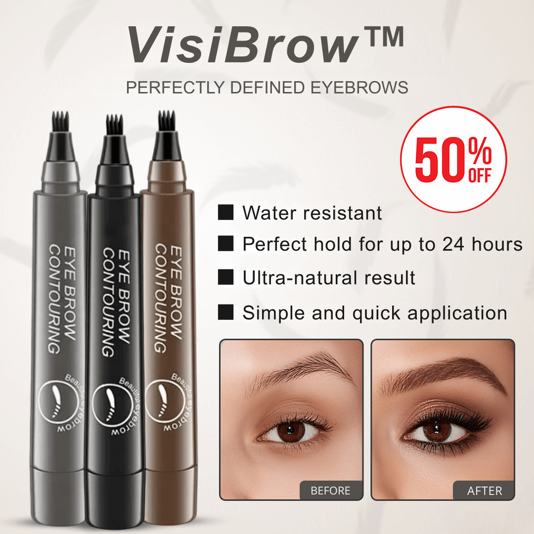 VisiBrow™ — Effortless, Pain-Free Brows That Command Every Room