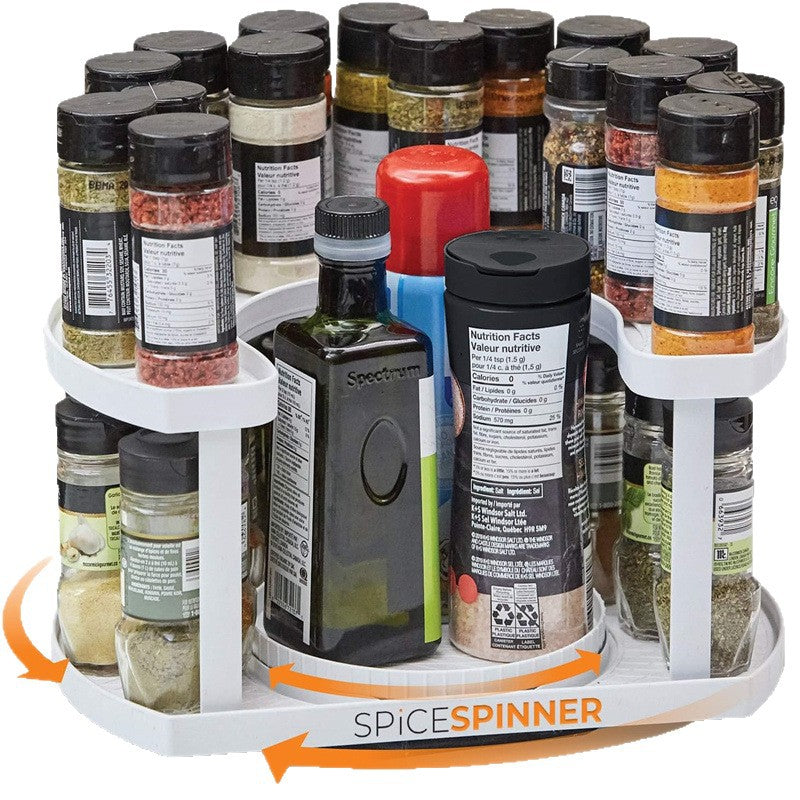 2-Tiered Lazy Susan in D-Shape