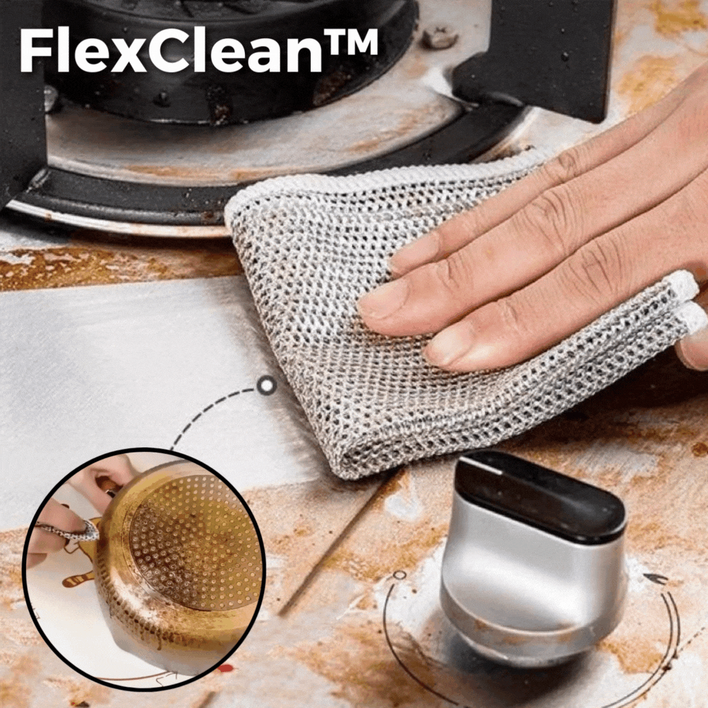 FlexClean™ — Tough Stain Removal, Scratch-Free Shine | 5+5 Free