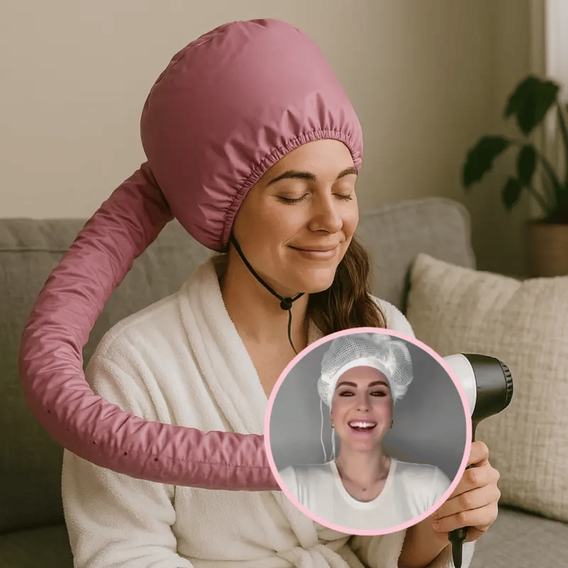 Portable Curl - Hair Bonnet Dryer Cap