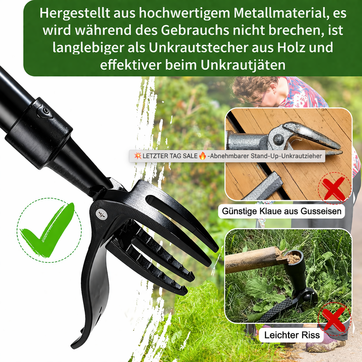 Weed-Free Gardening Tool for Pain-Free Yard Work