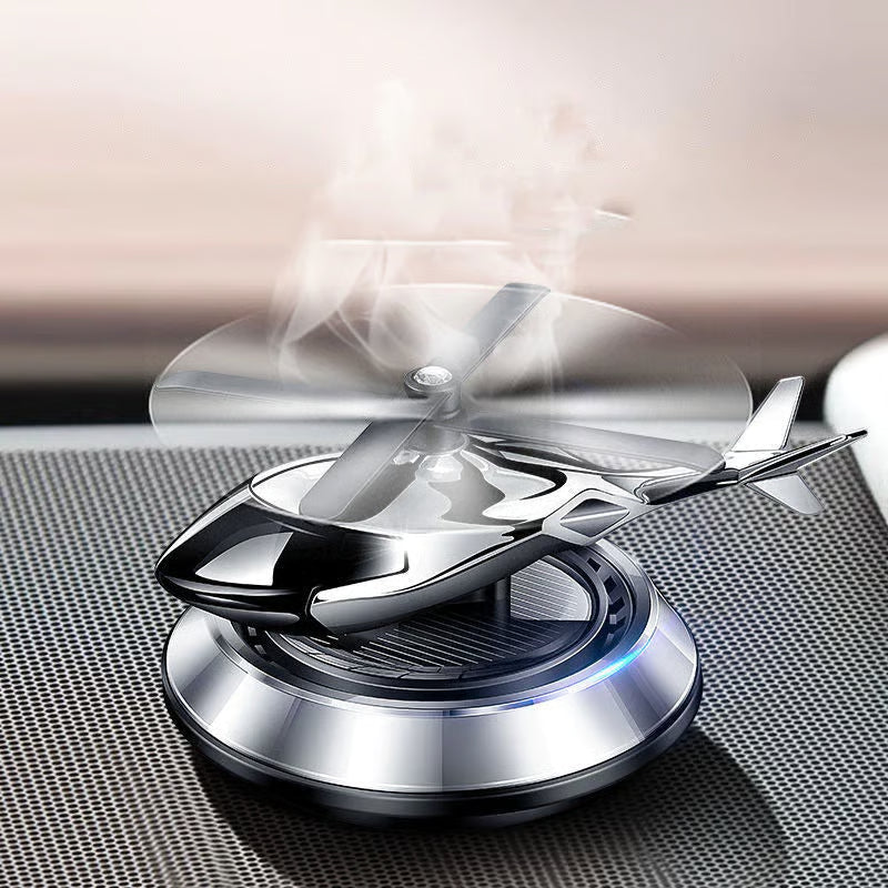 Solar Aromatherapy Car Diffuser with Rotating Design