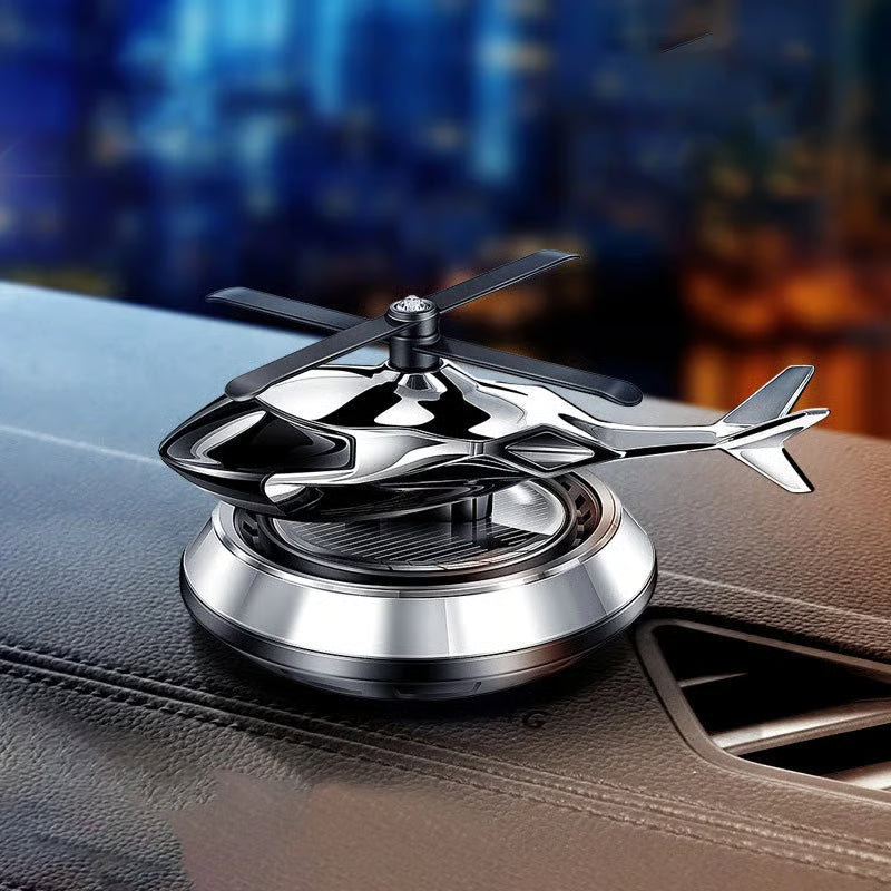 Solar Aromatherapy Car Diffuser with Rotating Design