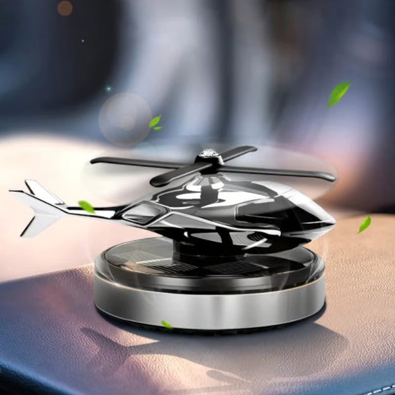 Solar Aromatherapy Car Diffuser with Rotating Design